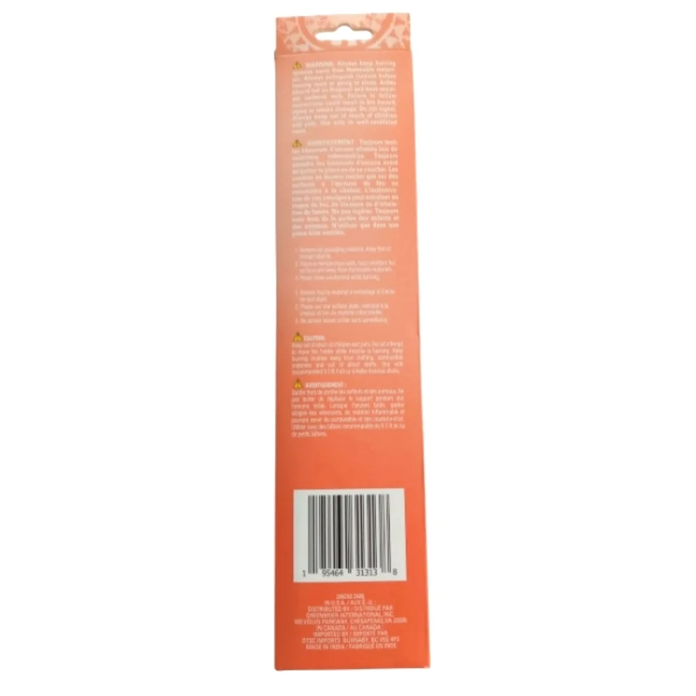 NWT Confidence Incense Gift Set with Incense Holder, Color: Orange - Picture 2 of 2